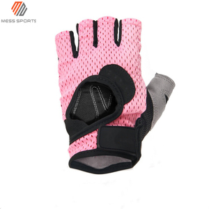 Half Finger Gym Fitness Gloves Mesh Breathable Non Slip Adjustable Wrist <b>Strap</b> For Training Weight Lifting Unisex - Product Image 3