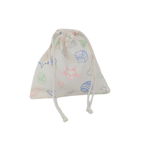 Sac à cordon personnalisé écologique avec logo imprimé en sérigraphie, compatible avec la certification ISO, pour une utilisation quotidienne - Product Image 1