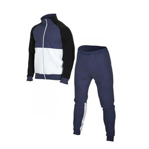 Chándal de patrón sólido personalizado para hombre, chándal transpirable de talla grande con mangas en contraste, bolsillos gemelos, logotipo personalizable - Product Image 5