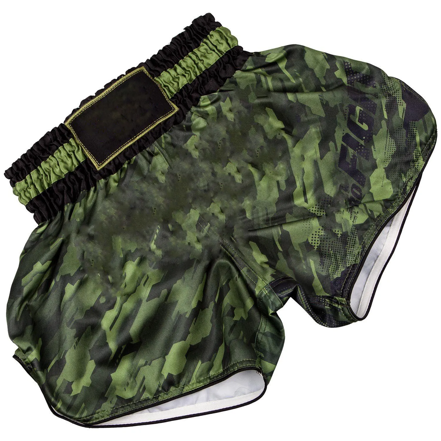 Beste hochwertige Army Green Camouflage Muay Thai Shorts Leichte Box shorts Großhandel