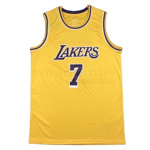Venta caliente baloncesto Jersey en venta camiseta para hombres peso ligero poliéster tela malla verano sublimación chaleco - Product Image 1
