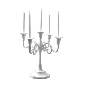 Candelabro de plata con bollo de cristal, hecho en la India - Product Image 3