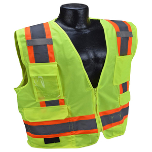 Chaqueta de trabajo de seguridad reflectante con bolsillos, constructor de construcción, Hi Vis, ropa de trabajo - Product Image 4