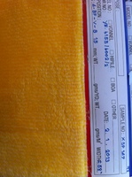 Tissu pour rouleau de peinture, couleur jaune, matériau polyester