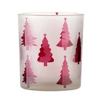 Pot de bougie décorative en verre avec couvercles, pièces, grandes bougies décoratives, verre au mercure doré, cadeaux de noël