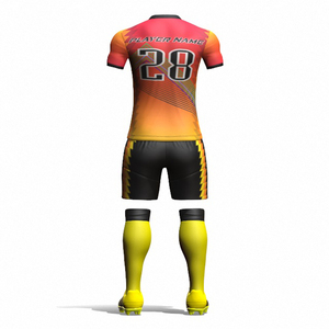 Uniformes de football d'équipe unisexes de qualité supérieure, designs personnalisés, 100% polyester, TROPIC EDGE SPORTS, service OEM - Product Image 4