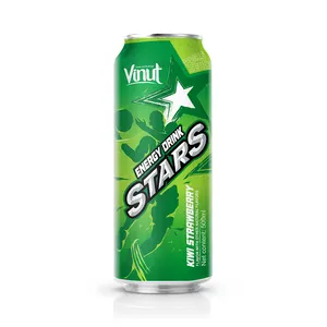 500ml VINUT Stars Energy drink with Kiwi strawberry