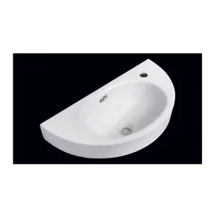最佳卫浴合同制造商提供的低价椭圆形浴室独立式洗手盆