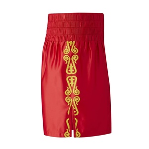 Pantalones cortos de boxeo azules de diseño personalizado de alta calidad para hombres y mujeres hechos de algodón para Kickboxing y peleas de MMA al por mayor - Product Image 4