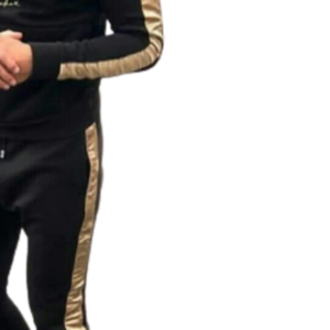 Nouvelle arrivée de survêtements de fitness personnalisés pour hommes pantalons imprimés à rayures latérales techniques de haute qualité - Product Image 5