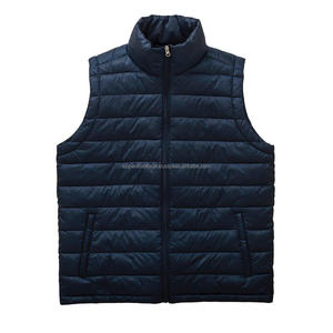 Chaleco de talla grande para hombre, chaqueta de cuello redondo de dos tonos, chaleco informal, calentador de cuerpo, alta calidad, venta al por mayor - Product Image 2