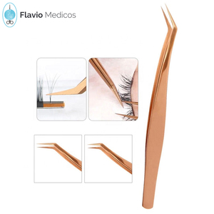 Extensions de cils personnalisées en acier inoxydable, pince à ongles droit, incurvée, outil de manucure, 1 pièce - Product Image 6