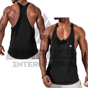 Camiseta sin mangas de secado rápido para hombre, ropa de Fitness, personalizada, venta al por mayor - Product Image 3