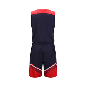 Vêtements de sport Uniforme de basket-ball de dernière conception avec logo personnalisé Uniforme de basket-ball de couleur unie - Product Image 3