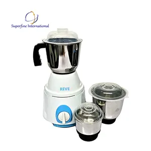Mixer Grinder With 3 SS Jars Multifunctional 550W Heavy Duty Commercial & Kitchen Use Food Processor