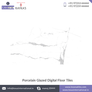 Carrelages en bois décoratifs intérieurs polis vitrés de porcelaine d'impression 600x1200mm - Product Image 6