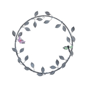 Guirnalda de Metal decorativa para decoración de sala de estar, diseño de hojas, decoración colgante de pared de Metal - Product Image 2