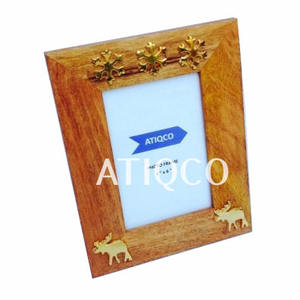 Promotional Vintage & <b>Rustic</b> Wooden <b>Photo</b> <b>Frame</b> with Unique Motifs 4x6 and 6x8 Sizes Home Decoration Alloy Material" - Product Image 5