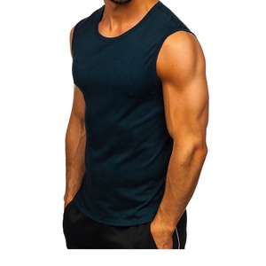 Wholesale Custom Logo Workout Muscle Basic Tank Top <b>Men</b> Body Blank <b>Singlet</b> Tank Top - Product Image 3
