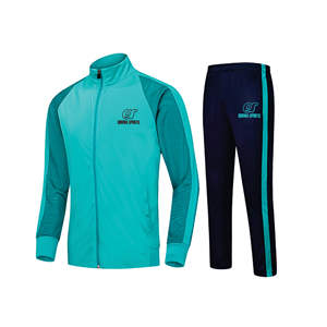 ชุดวอร์มผ้าโพลีเอสเตอร์ออกแบบโลโก้ได้ตามต้องการสำหรับฤดูหนาว - Product Image 2