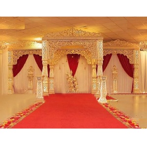 Ramjasthani Jodha Akbar — manap pour mariage, décor loupe maharajara, pour mariage indien Fusion, cérémonie de mariage, Mandap - Product Image 1