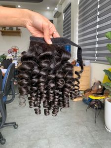 Extensiones de Cabello Humano Virgen Remy Vietnamita para Cola de Caballo, Trama Única, Personalizables - Product Image 4