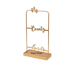 Meilleure qualité porte-bijoux en métal décoratif à la main support traditionnel concepteur en gros de luxe présentoir à bijoux - Product Image 6