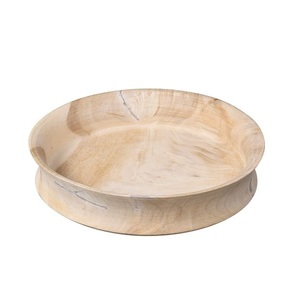 Cuenco decorativo de madera de Acacia de estilo único, cuenco de madera para servidor de ensalada de frutas frescas de alta calidad para cuencos de servidor de fideos de Pasta - Product Image 1