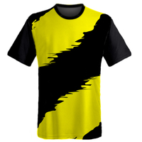 Camiseta Deportiva de Fútbol Personalizada para Maratón, Sublimada, Transpirable, 100% Poliéster, para Hombre, con Spandex/Poliéster