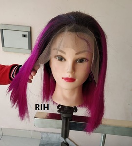 13x6 Frontal Pink Human Hair Wig - Product Image 5