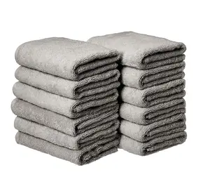 Toalhas de mão premium com 12 pacotes, toalhas de mão 100% de algodão ultra macias e altamente absorvente, toalhas grossas de mão 600 gsm
