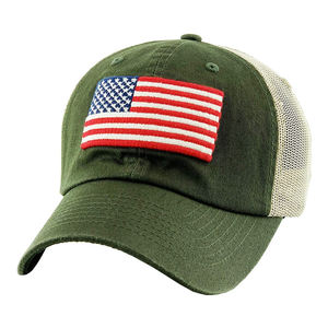 Casquettes de sport brodées en coton 100% à 6 panneaux, style décontracté, pour hommes, vente en gros - Product Image 1