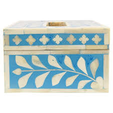 Support et couvercle en tissu 100% naturel, incrustation d'os, meilleure qualité, poli à la main, taille personnalisée, boîte de mouchoirs en vente - Product Image 6
