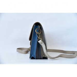 Fashion Designed Simple Full grain <b>soft</b> real <b>Leather</b> crossbody phone case purse wallet pouch with shoulder strap - Product Image 4