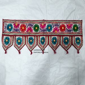 งานถักลายทอร์นประตูแขวนผนังตกแต่งผนังแขวนผนังแขวนประตู toran hangings ขายส่งอินเทรนด์แขวนผนังแขวนผนังจากอินเดีย - Product Image 2