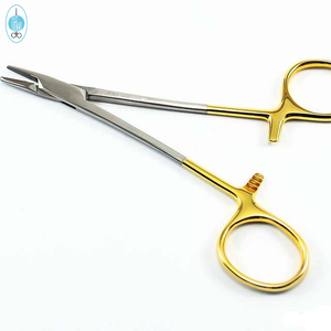 Pinzas de soporte de aguja de carburo de tungsteno, instrumentos quirúrgicos de acero inoxidable - Product Image 2