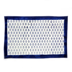 Printed Kitchen Embroidered Minimalistic 13x19 150 GSM Lightweight Home 100% Organic Cotton GOTS Certified <b>Tablemats</b> for Dining - Product Image 4