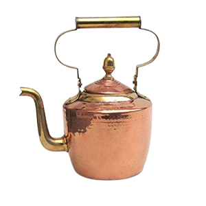 Hervidor de café de tamaño personalizado de forma redonda en hervidor de té martillado de cobre para uso en hoteles y restaurantes - Product Image 2