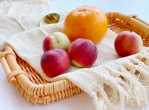 Plateau de service de travail en rotin marron de qualité de luxe Plateau de table de grande taille pour la décoration de la maison et de la cuisine Qualité supérieure - Product Image 2