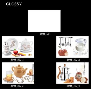 Azulejos decorativos de cerámica de color blanco puro para cocina 300x450mm - Product Image 4