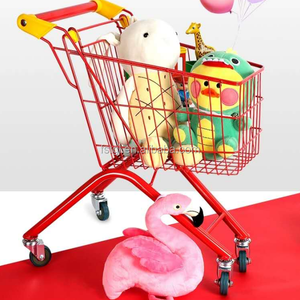 슈퍼마켓 쇼핑몰 어린이용 쇼핑카트 키즈 메탈 트롤리 - Product Image 6