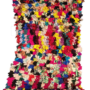 Artículo de Decoración para el Hogar, Alfombra Boucherouite Marroquí de 6x3.2 Pies, Alfombra Bereber Marroquí de Primera Calidad - Product Image 1