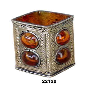 ร้อนดูหรูหราทองแดงผู้ถือเทียนแก้ว Tealight ตกแต่งบ้านทองเหลืองและแก้วตารางผู้ถือ Tealight - Product Image 1