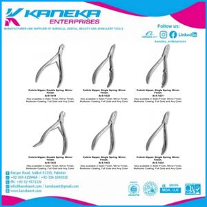 Pince à ongles professionnelle robuste à ressort unique avec poignée texturée et marquage personnalisé - Product Image 5