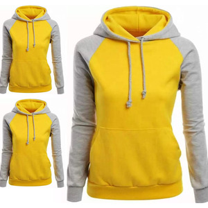 Sudaderas con capucha cortas personalizadas para mujer, estilo OEM nuevo, 100% algodón, sudaderas económicas. - Product Image 5