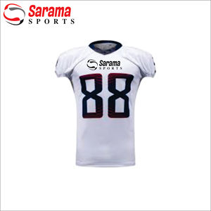 ชุดเสื้อฟุตบอลอเมริกันผ้าโพลีเอสเตอร์พิมพ์ลายได้ตามต้องการระบายอากาศได้ดีมีขนาดพิเศษ - Product Image 1