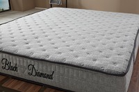 Matelas roulé compressé haute densité en mousse à mémoire de forme et ressorts, antibactérien, amovible, pour lit Super Single, Queen, King, Full Size, usage hospitalier