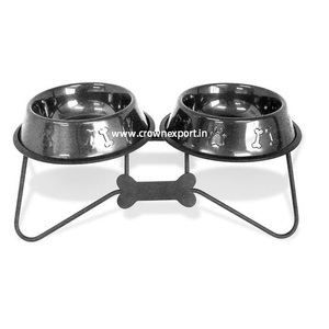 Rovtop maker — bol en acier inoxydable, Set de 3 bols d'alimentation pour chiens et chats, pour aliments et eau, vente en gros - Product Image 3