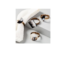 Porte-serviettes en corne de chameau, 1 pièce, de haute qualité, couleur noire naturelle et poli à la main pour vente personnalisée - Product Image 3