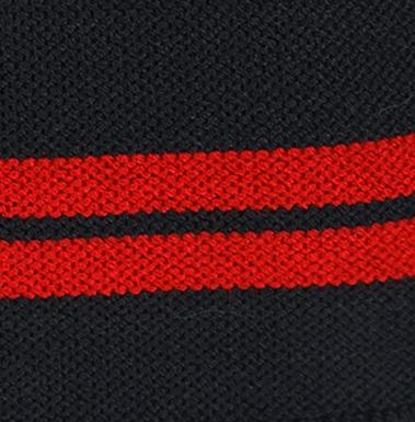 สีดำ/ แดง